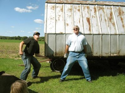 Hen house on a wagon